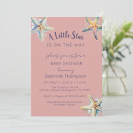 STARFISH Babydusche Einladung