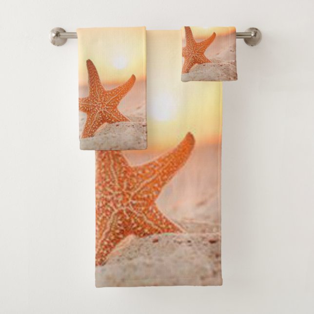 Starfish Badezimmer Handtuchhalter Sets (Insitu)