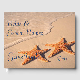Starfish Beach - Hochzeit oder Dusche Gästebuch
