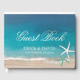 Starfish Beach Summer Wedge Gästebuch