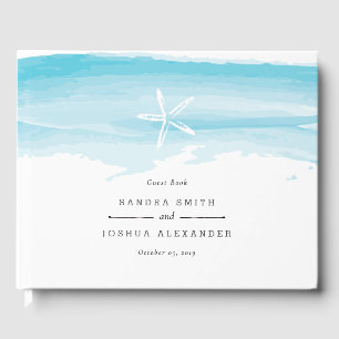 Starfish Beach Wedding Livre d'Invité