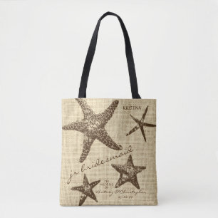 Starfish Beach Wedding Party (Junior Bridesmaid) Tasche
