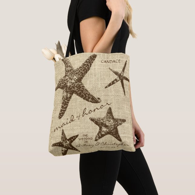Starfish Beach Wedding Party (Trauzeugin) Tasche (Von Nahem)