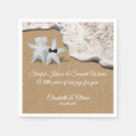 Starfish Beach Wedkin Napkin Serviette