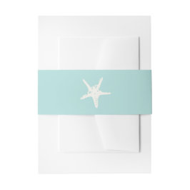 Starfish Bly Band, Beach Wedding Einladungsbanderole