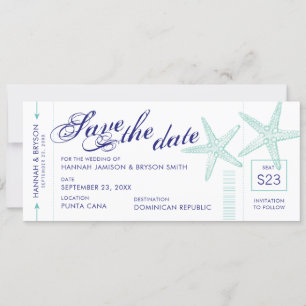 Starfish Boarding Pass Plage Enregistrer la carte