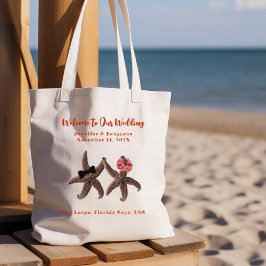 Starfish Bridge auf Groom Wedding Welcome Bag Tragetasche