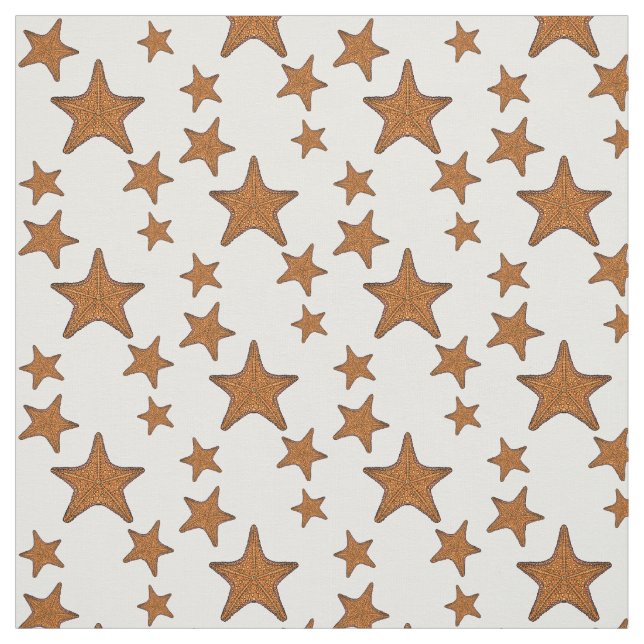 Starfish Cartoon Stoff (Muster)