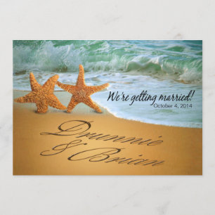 Starfish Couple FRAGTE MICH, NAMEN IN DEN SAND ZU Save The Date