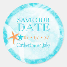 Starfish Dream Beach Hochzeit Save the Date