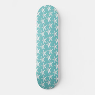 Starfish elegantes Strandtuch Skateboard