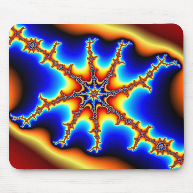 Starfish - Fraktal Mousepad (Vorne)