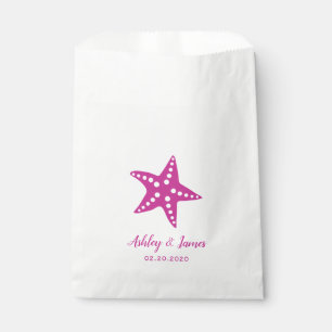 Starfish Gastgeschenk Hochzeit Tasche, Cookies & L Geschenktütchen