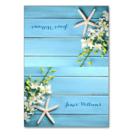 Starfish Hochzeit Platzkarten Tischkarten Orchid Tischnummer