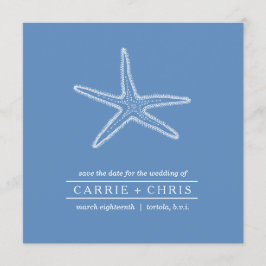 Starfish Illustration Save the Date