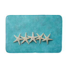 Starfish im Blue Background des Ozeans Badematte