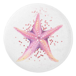 Starfish Knoblauch für Dresser oder Nachtständer Keramikknauf