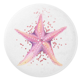 Starfish Knoblauch für Dresser oder Nachtständer Keramikknauf