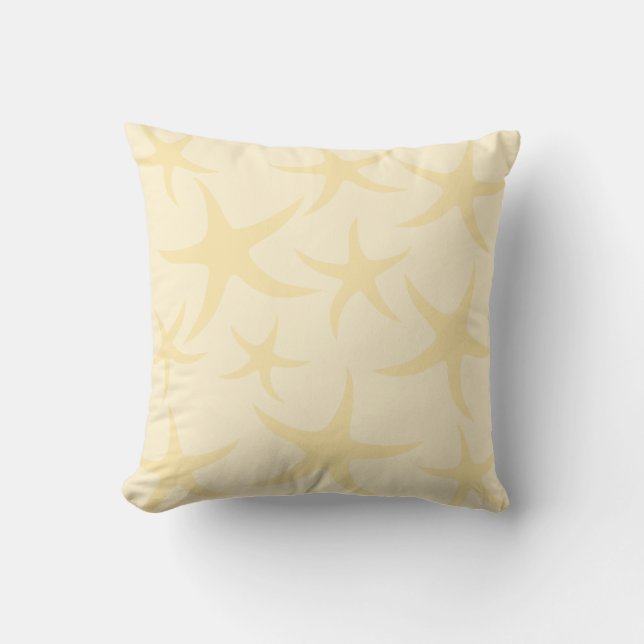 Starfish kopieren im Pastellgelb Kissen (Vorderseite)