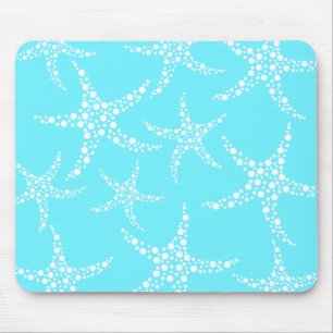 Starfish kopieren im Türkis und im Weiß Mousepad