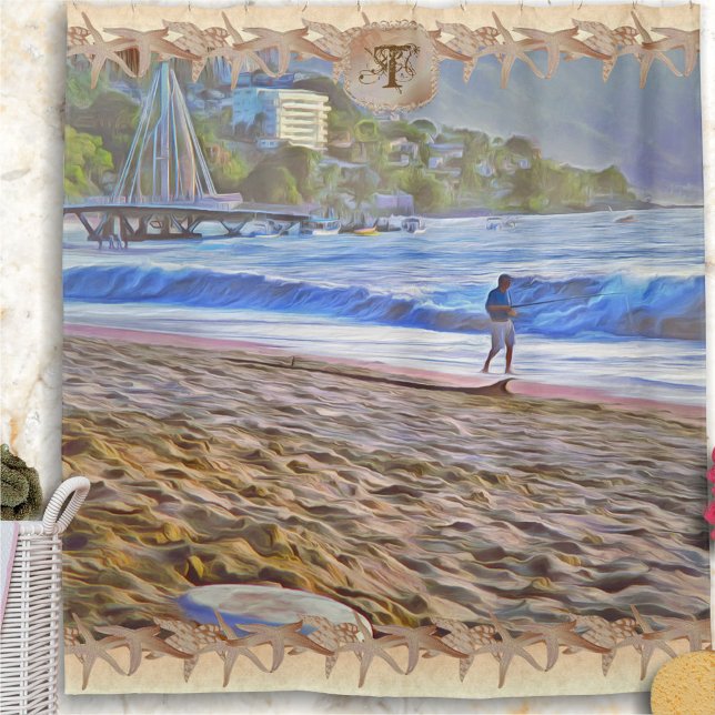 Starfish Los Muertos Beach 786 Duschvorhang (Von Creator hochgeladen)