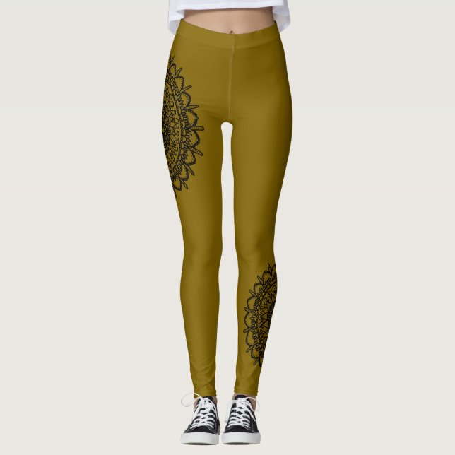 Starfish Mandala Leggings (Vorderseite)