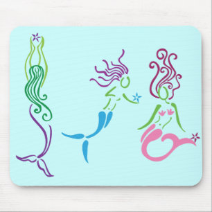 Starfish-Meerjungfrau Mousepad