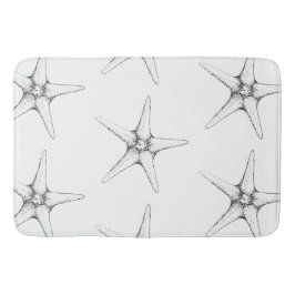 Starfish, modern, mit Meerblick, Badezimmerbadezim Badematte