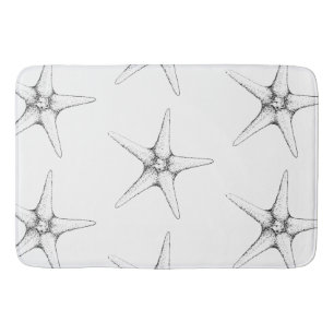 Starfish, modern, mit Meerblick, Badezimmerbadezim Badematte