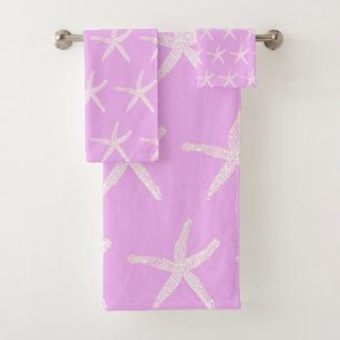 Starfish Motif rose rose violet Lavande