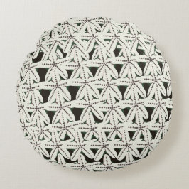 Starfish Muster Rundes Kissen