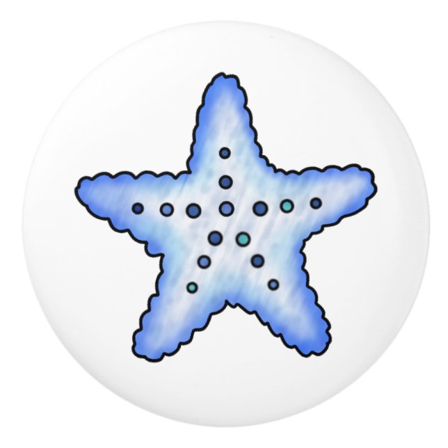 Starfish Nautic Beach House Keramikknauf (Vorderseite)