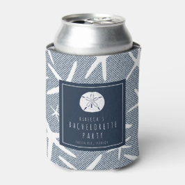Starfish Navy Blue Florida Beach Bachelorette Dosenkühler