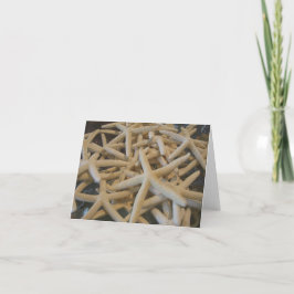 "Starfish" Notecard Karte