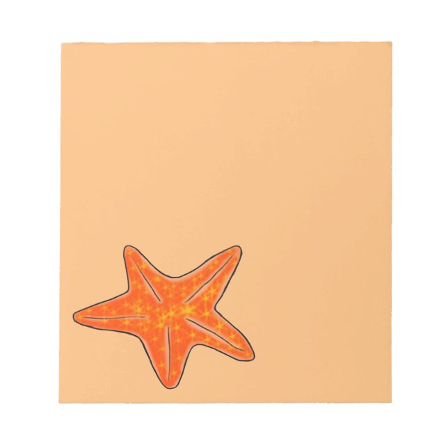 Starfish Notepad Notizblock (Vorderseite)