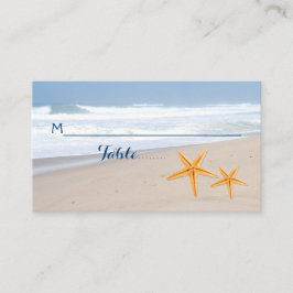 Starfish Paar Hochzeitskarte Platzkarte