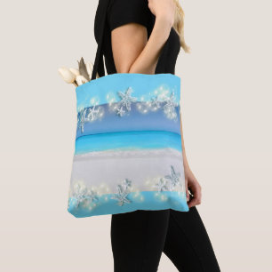 Starfish Paradies blaues Wasser tropische Brautpav Tasche