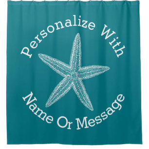 Starfish passt die Farbe an Duschvorhang