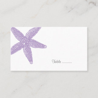 Starfish-Platzkarte Platzkarte