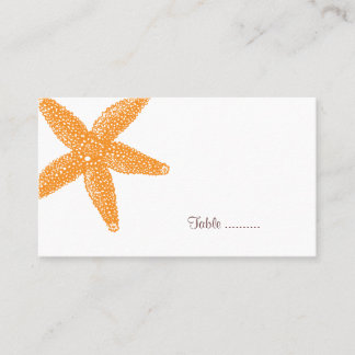 Starfish-Platzkarte Platzkarte