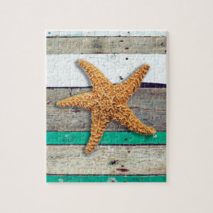 Starfish Rustic Beach Board Nautic
