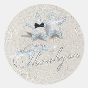 Starfish-Sand-Dollar danken Ihnen Aufkleber
