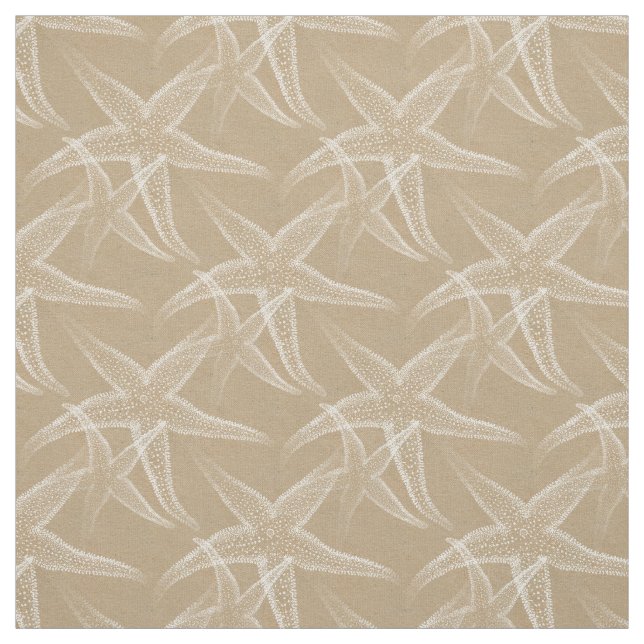 Starfish-Sand-Strand-Gewebe Stoff (Muster)