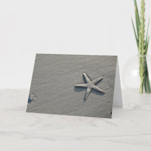 Starfish Sandstrand-Foto Karte