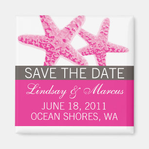 Starfish-Save the Date Magnet