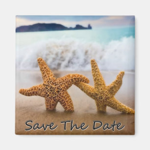 Starfish-Save the Date Magnet