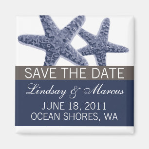 Starfish-Save the Date Magnet