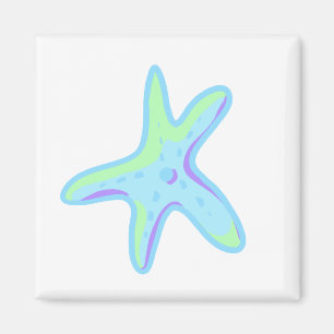 Starfish - Sea Star in Pastellfarben Magnet