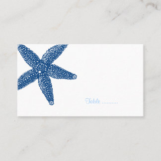 Starfish Seashell-Platzkarte Platzkarte