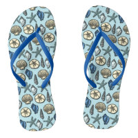 Starfish Seashells Hübsches Nautical Beach Pattern